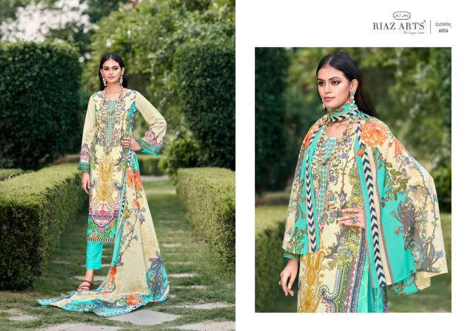 Guzarish By Riaz Arts Lawn Cotton Pakistani Dress Material Wholesale Online
